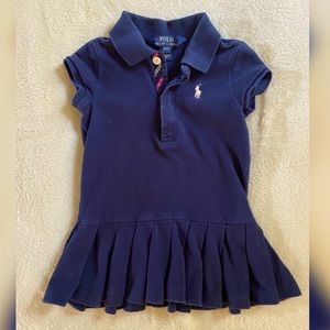 Ralph Lauren Polo Toddler Dress - Navy